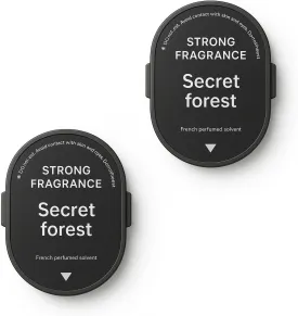 2PCS Car Air Freshener Refill (1000 sprays*2) Dedicated Perfume Long Lasting Air Fresheners 6 Months, Car Diffuser Essential Oil Made of Natural Plant Extracts (2PCS Secret Forest)