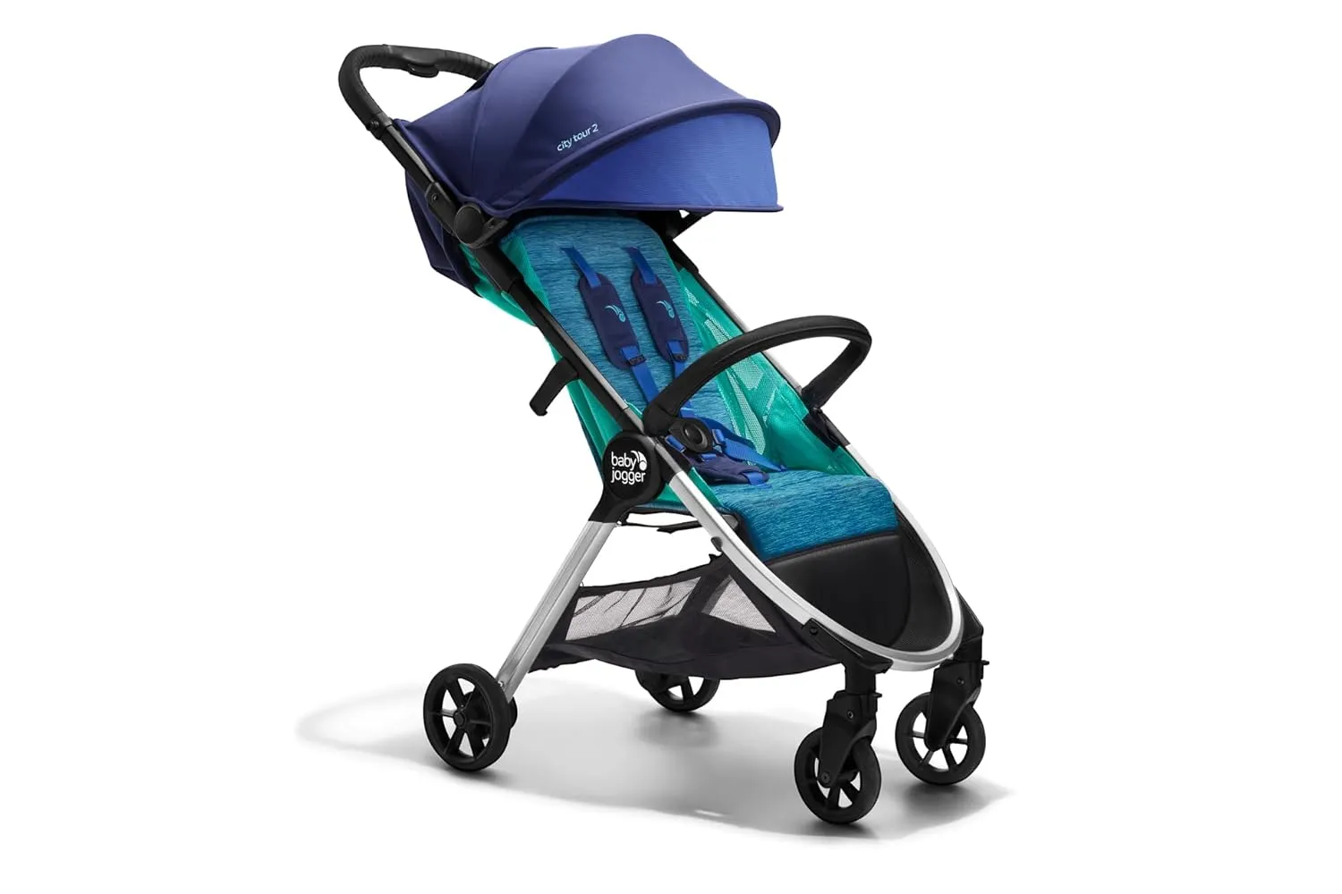 Baby Jogger City Tour 2 Ultra-Compact Travel Stroller Coastal