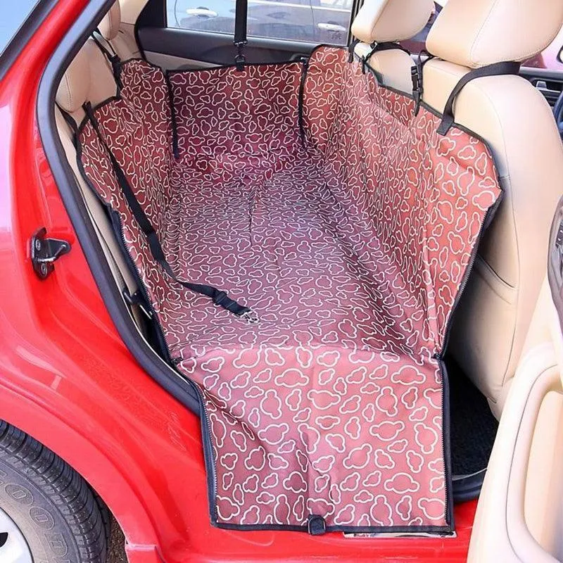 Car Back Seat Cover for Pets  Waterproof Scratchproof & Non Slip Protector