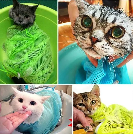 Cat Grooming and Bathing Bag