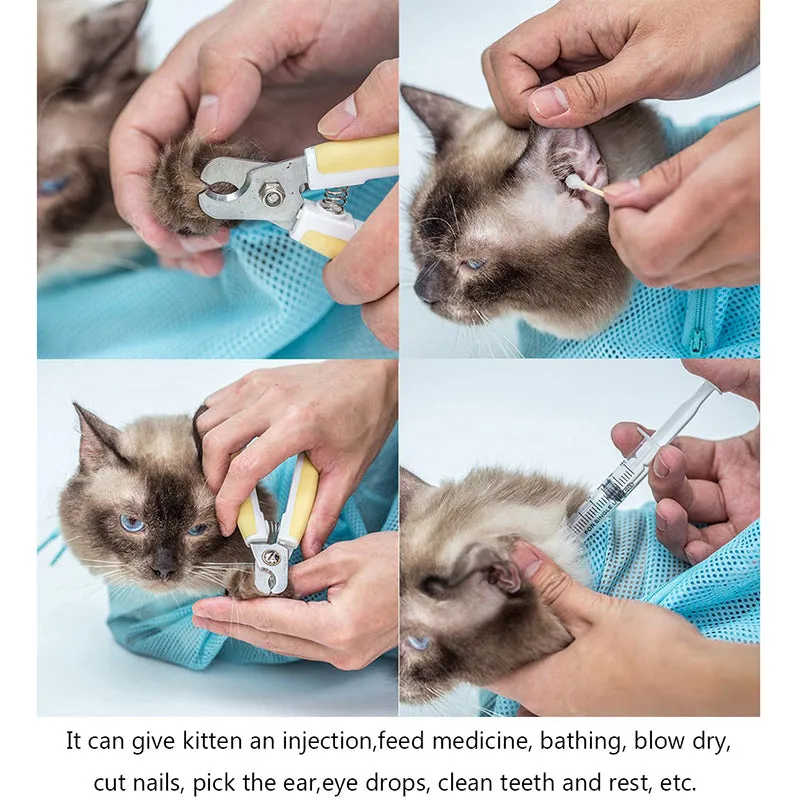 Cat Grooming and Bathing Bag