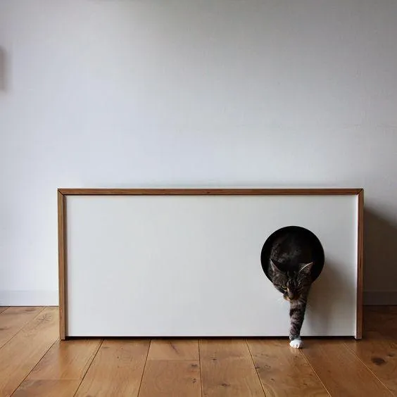 Cat Litter Box Cabinet Cat House Pet Furniture By Miza
