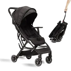 COOL KIDS Portable Stroller with Automatic FoldLightweight Umbrella Stroller with Pop Out Sun CanopyCompact Strollers for Travel(Black)