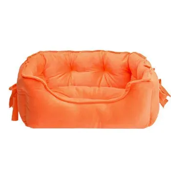 Cute Bow Princess Dog Bed Soft Cozy Pet Sleeping Mat for Small Dogs Cats Non-slip Machine Washable Puppy Sofa Pet Supplies