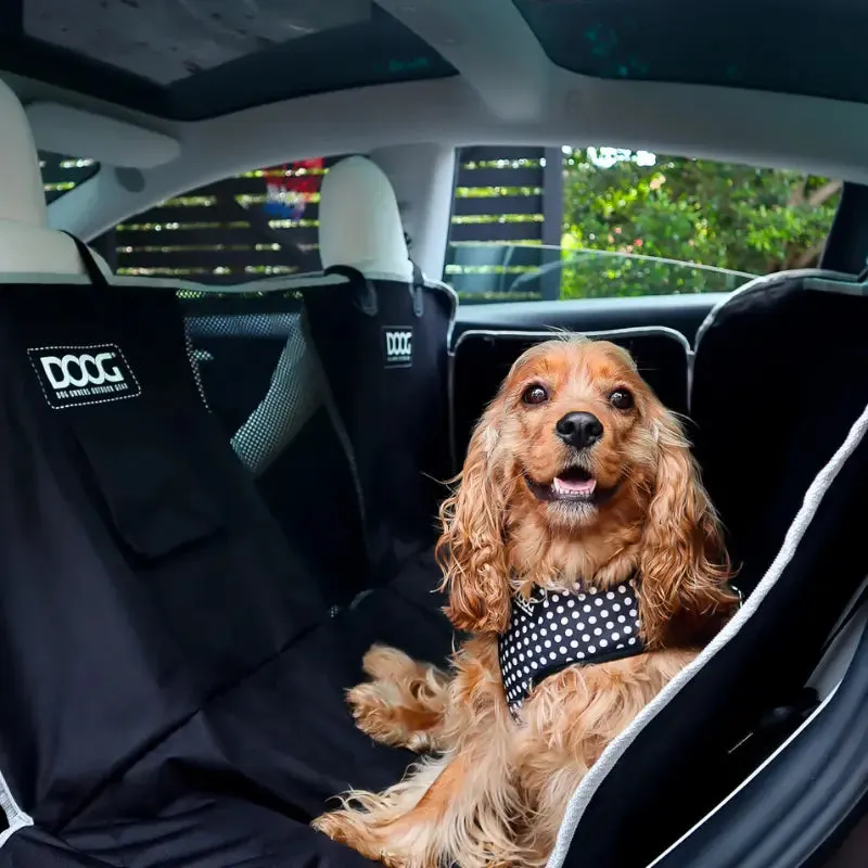 DOOG Dog Car Seat Cover Black