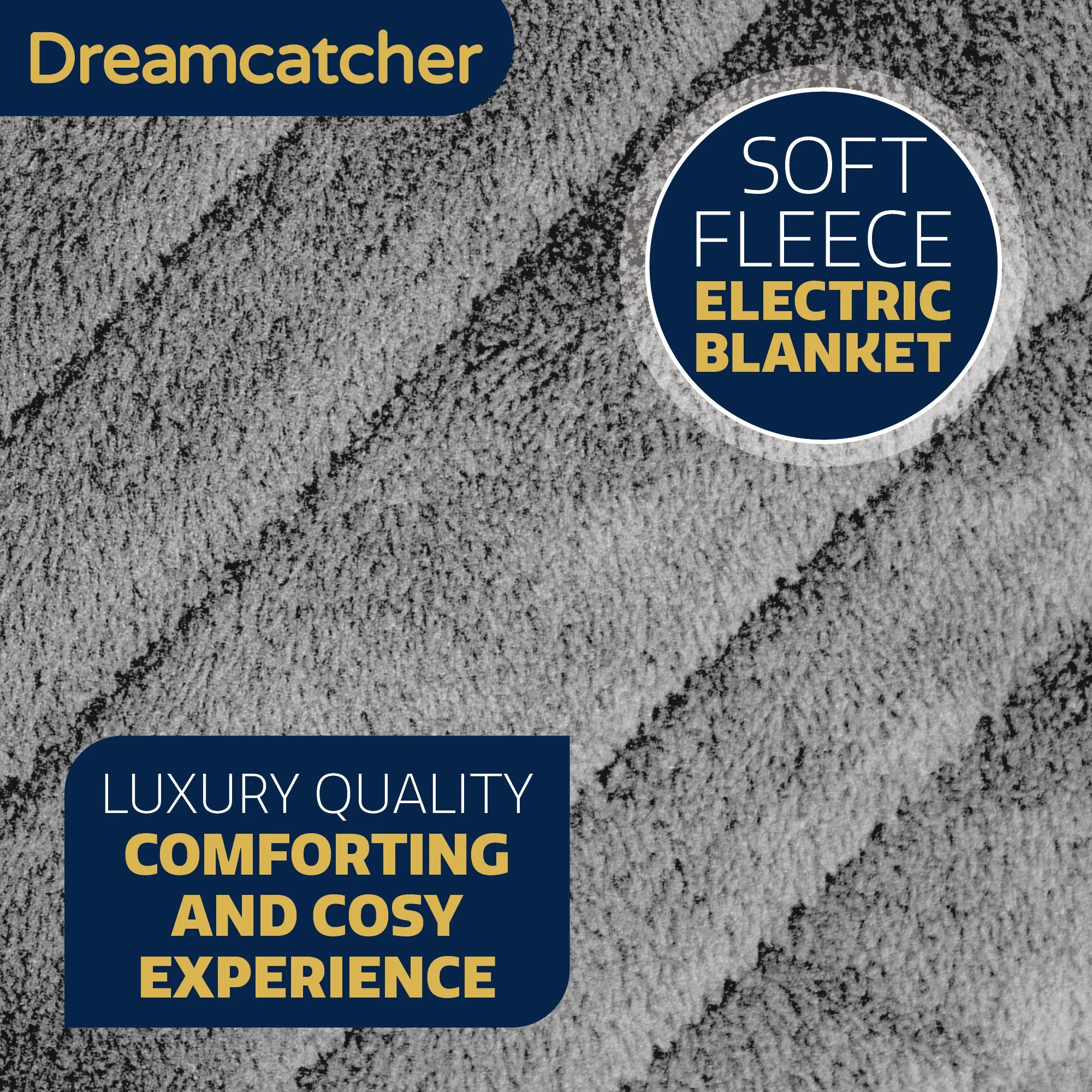 Dreamcatcher Sliver Deluxe Electric Heated Throw Blanket 160x120cm