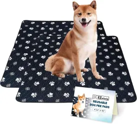 EZwhelp Reusable Dog Pee Pads, Washable Waterproof Mats for Dog Potty Training or Whelping Pads, 24x48 Inch, 2 Pack