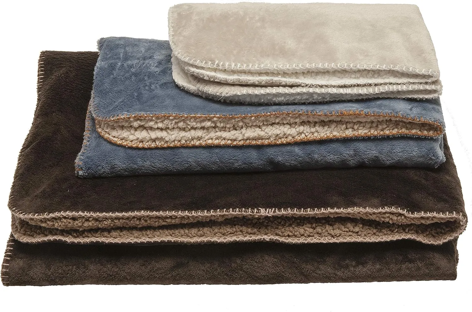 Furhaven Waterproof & Self-Warming Throw Blanket for Dogs & Indoor Cats, Washable & Reflects Body Heat - Terry & Sherpa Dog Blanket - Dove, Large