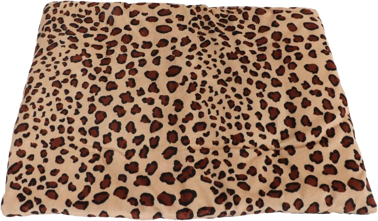Heating Pad Washable Foldable 3 Temperature Adjustable USB Charging Pet Heated Pad for Cat Dog White Dot Heating Pad Washable (Leopard Print)