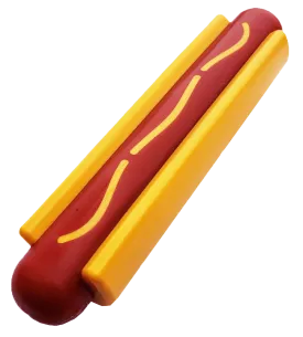 Hot Dog Ultra Durable Nylon Dog Chew Toy