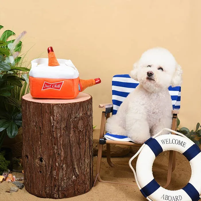 HugSmart Pet Food Party - Beer Cooler Interactive Dog Toy