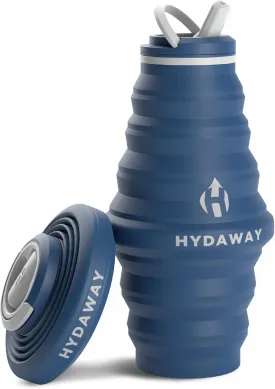 HYDAWAY 25oz Collapsible Water Bottle - BPA-Free, Leakproof, Lightweight, and Space-Saving - Perfect for Hiking, Travel, and All-Day Hydration
