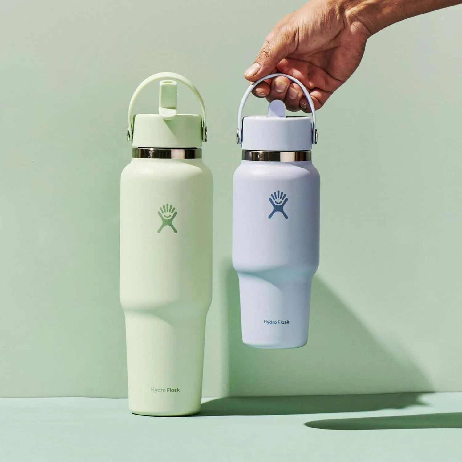 Hydro Flask 24 OZ Wide Flex Straw Travel Bottle Agave
