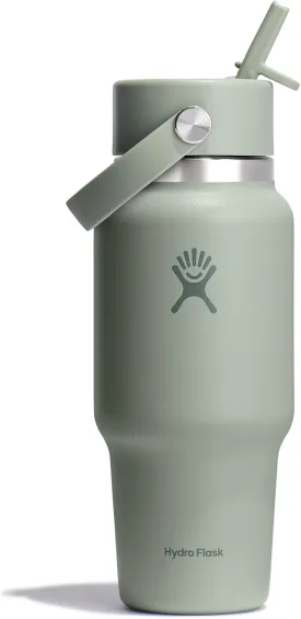 Hydro Flask 24 OZ Wide Flex Straw Travel Bottle Agave