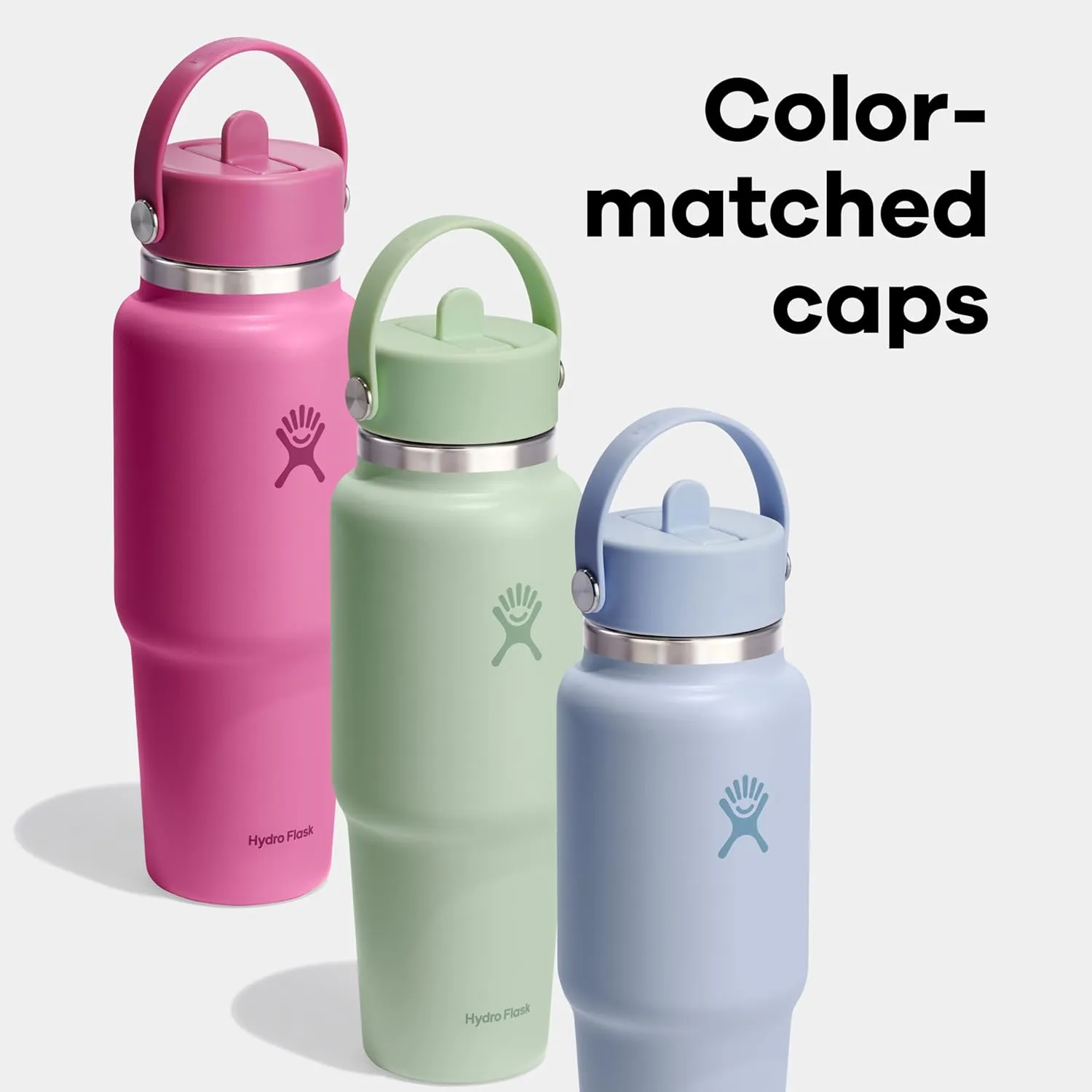 Hydro Flask 24 OZ Wide Flex Straw Travel Bottle Agave
