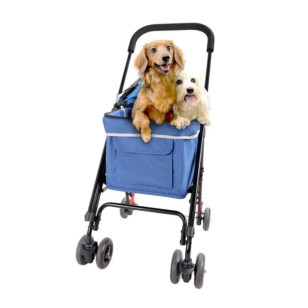Ibiyaya® Astro Go Lite Pet Pram | Grungy Blue