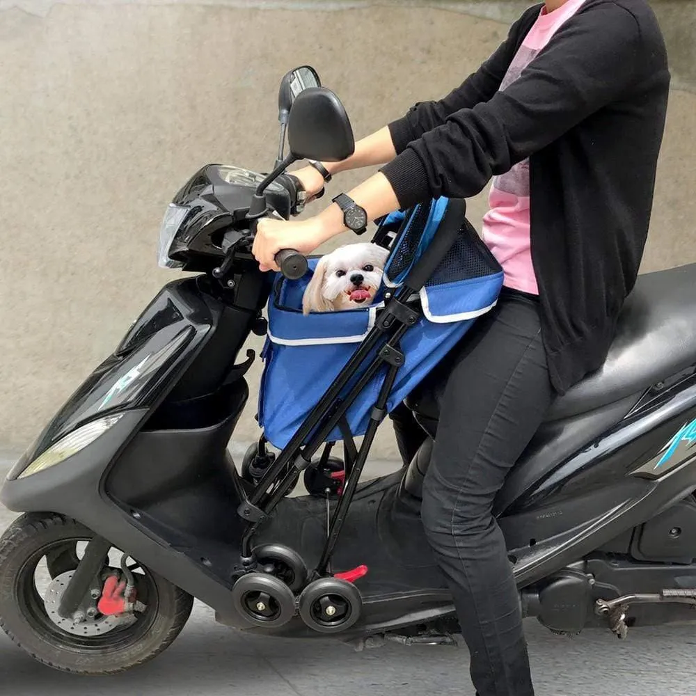 Ibiyaya® Astro Go Lite Pet Pram | Grungy Blue
