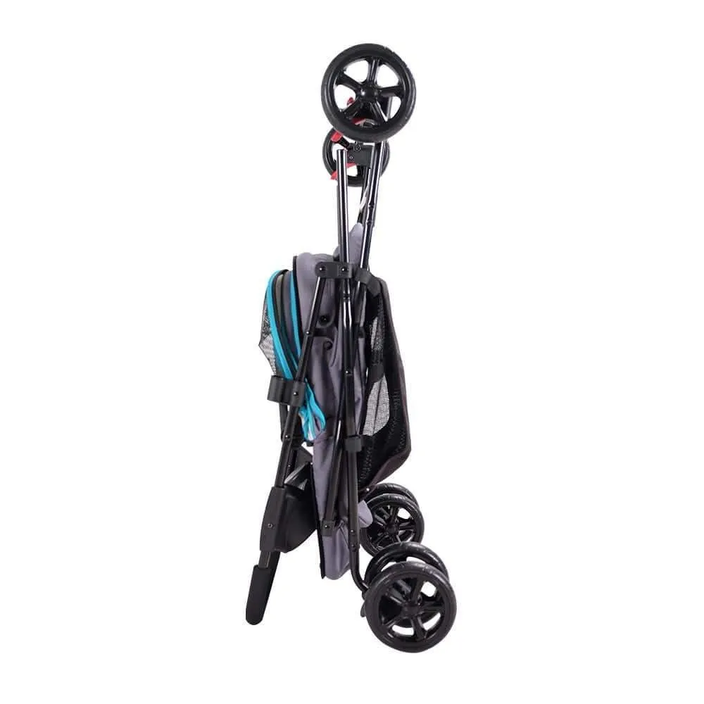 Ibiyaya® Easy Strolling  Pet Pram | Simple Grey
