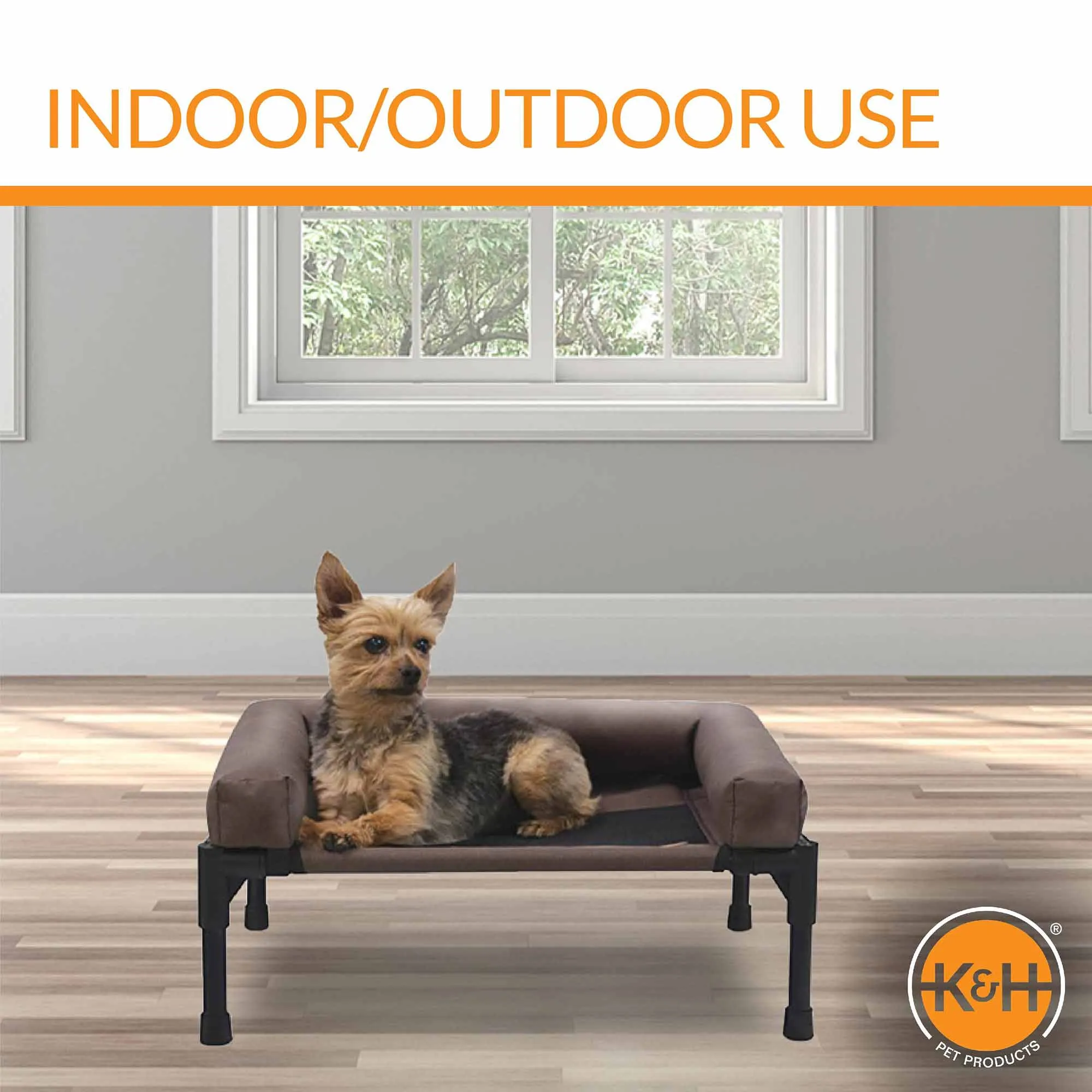 K&H Pet Products Original Bolster Pet Cot Elevated Pet Bed