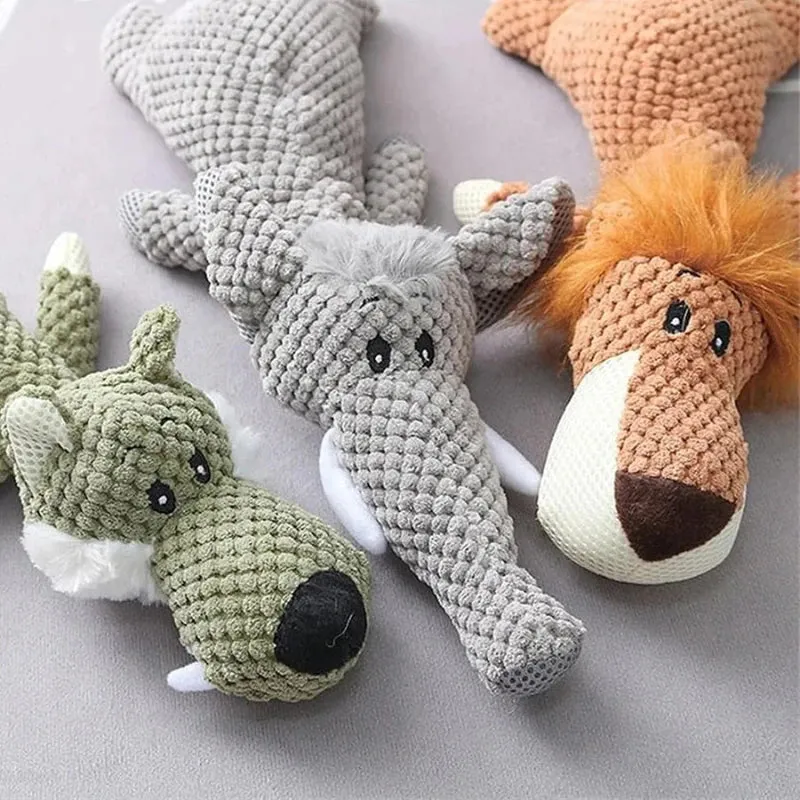 Large Squeaky Plush Toys for Dogs – Bite-Resistant & Fun