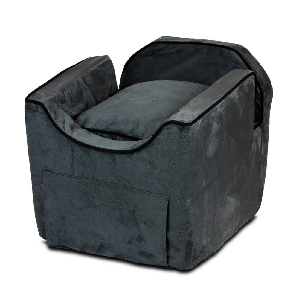 luxury microsuede booster car seat - 2 sizes
