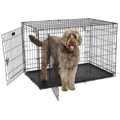 Midwest Contour Wire Folding Dog Crate Double Door