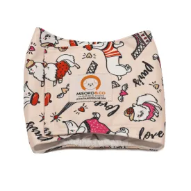 Misoko reusable diapers for male dogs, France