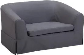 Molly Grey Linen Pet Bed