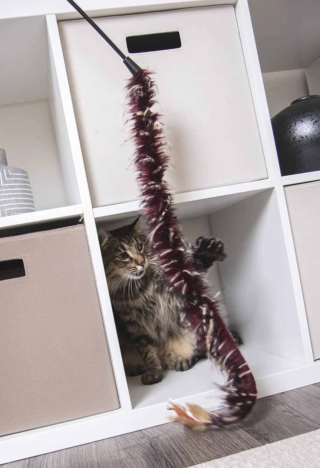 Petlinks Plume Crazy Wand Cat Toy - Randomly Selected Color, One Size