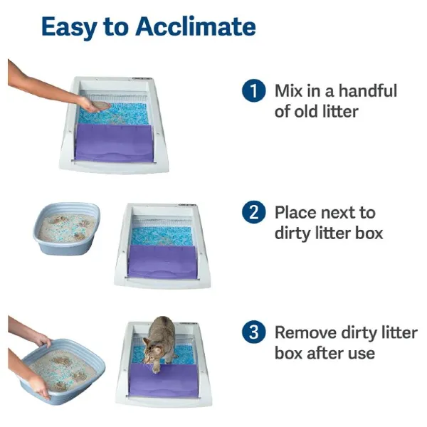 PetSafe ScoopFree 28" Purple Automatic Ultra Self-Cleaning Cat Litter Box