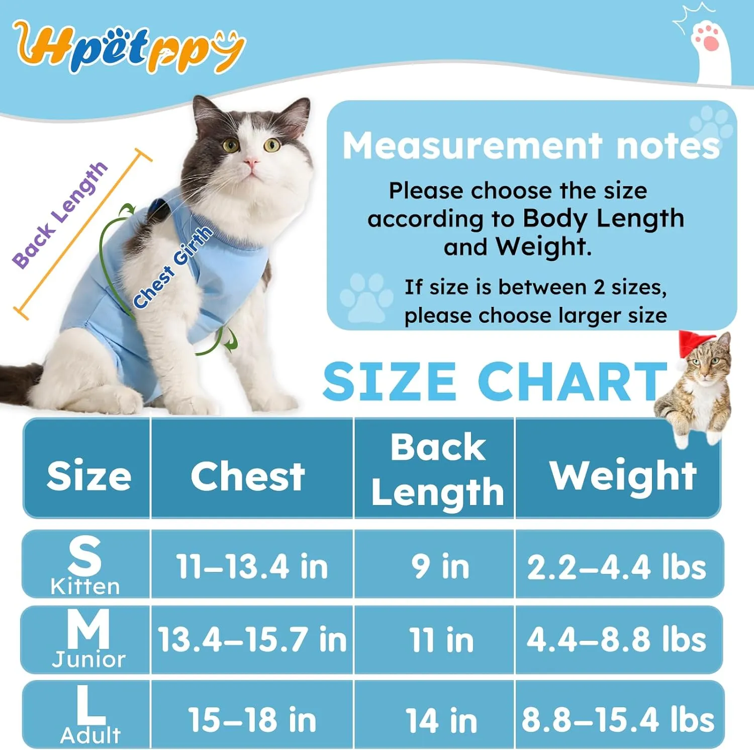Recovery Suit for Cats After Surgery Soft Breathable Pet Bodysuit E-Collar & Cone Alternative Surgical Suit Kitten Wear Anti Licking Wounds Cat Onesie Cats Neuter Shirt Blue S
