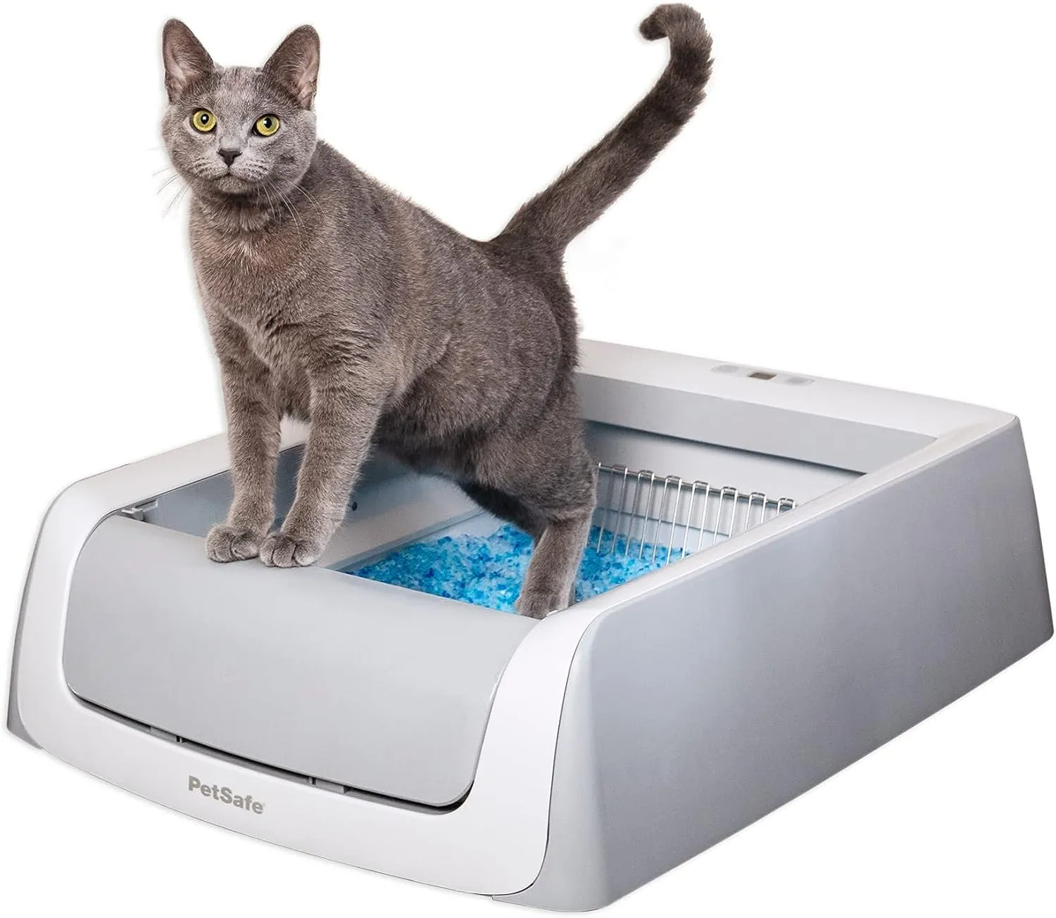 Self-Cleaning Hooded Cat Litter Box
