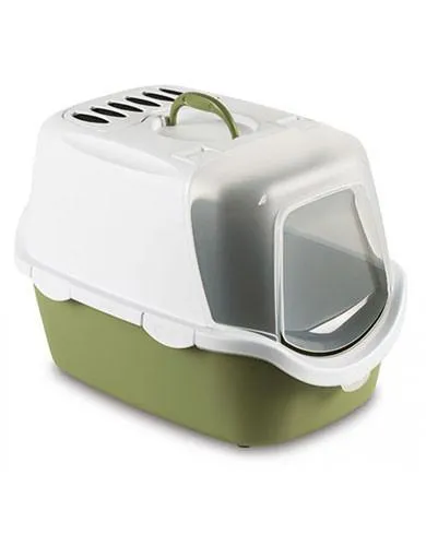 Stefanplast Cathy Easy Clean Cat Litter Box (Pink/ Green/ Blue)