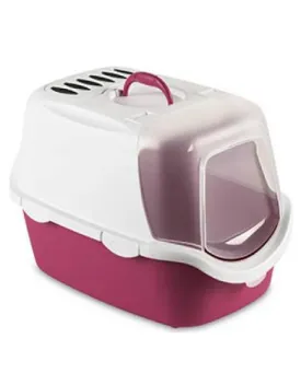 Stefanplast Cathy Easy Clean Cat Litter Box (Pink/ Green/ Blue)