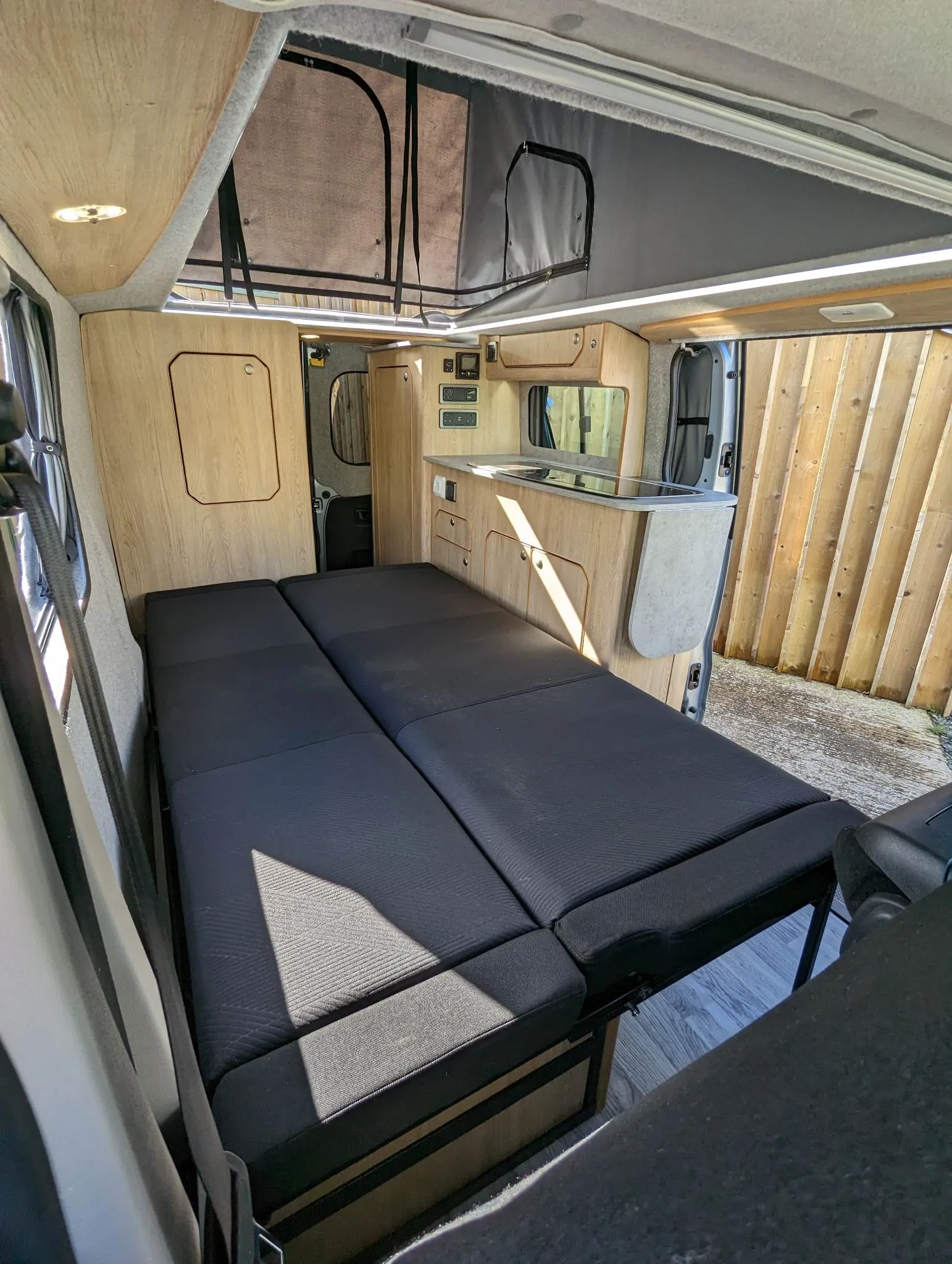 The Mamble Camper van Conversion for the 2013 on Ford Transit Custom and 2024 all New Volkswagen Transporter T7