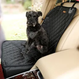 Turbo Tails Car Waterproof Pet Pad for Dogs, Cats and Bunnies in Black and Dark Gray 23” x 18” x 19”