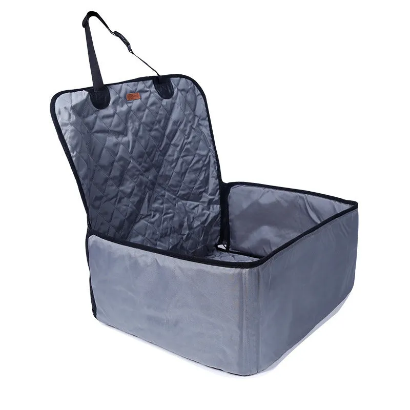 Turbo Tails Car Waterproof Pet Pad for Dogs, Cats and Bunnies in Black and Dark Gray 23” x 18” x 19”