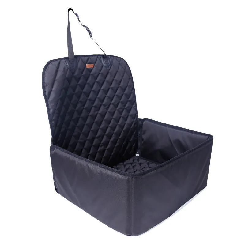 Turbo Tails Car Waterproof Pet Pad for Dogs, Cats and Bunnies in Black and Dark Gray 23” x 18” x 19”