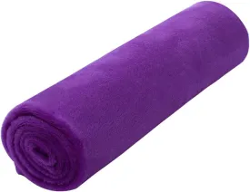 uxcell Pet Dog Blanket, Flannel Fleece Puppy Blanket Solid Plush Warm Rug Blankets and Throws for Small-Medium Dogs Cats Doggy Sleeping Mat, Purple 27x40 Inch