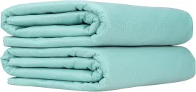 Wave 2 Pack - Reusable Underpad Washable 34x36 Green - Waterproof Bed Pads for Adults, Incontinence Bed Pads, Bed Mats for Bedwetting, and More