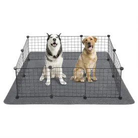 Yangbaga Extra Large Puppy Pad for Dogs, 72 x 72 in Washable Puppy Pen Pad, Non Slip Whelping Pad for Dog Crates and Car Seats, Absorbent Odor Control Training Pad